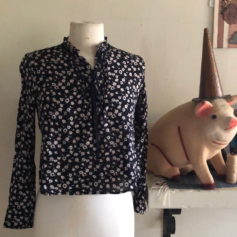 Cooperative XS Floral blouse